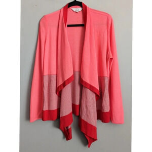 Exclusively Misook Striped Draped Cardifan